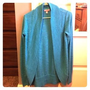 Blue comfortable cardigan