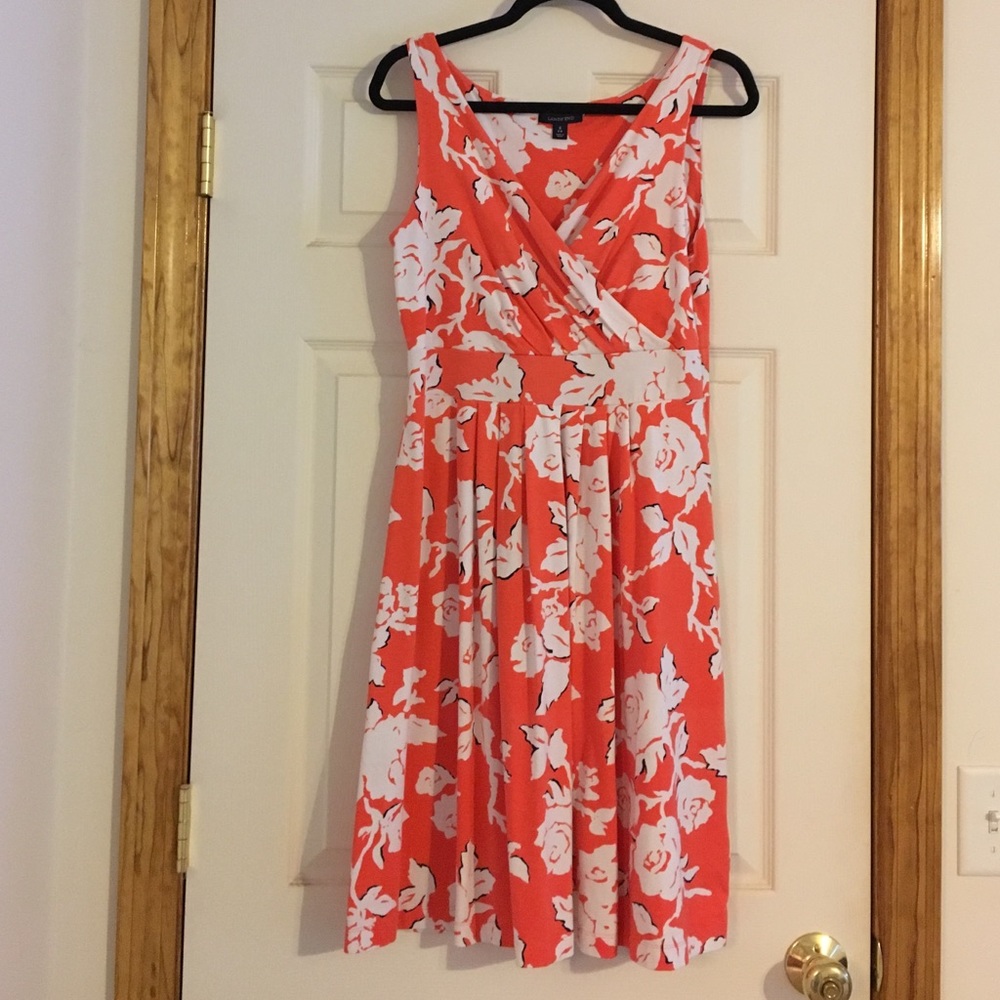 Sleeveless fit and flare dress