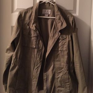 Green army jacket