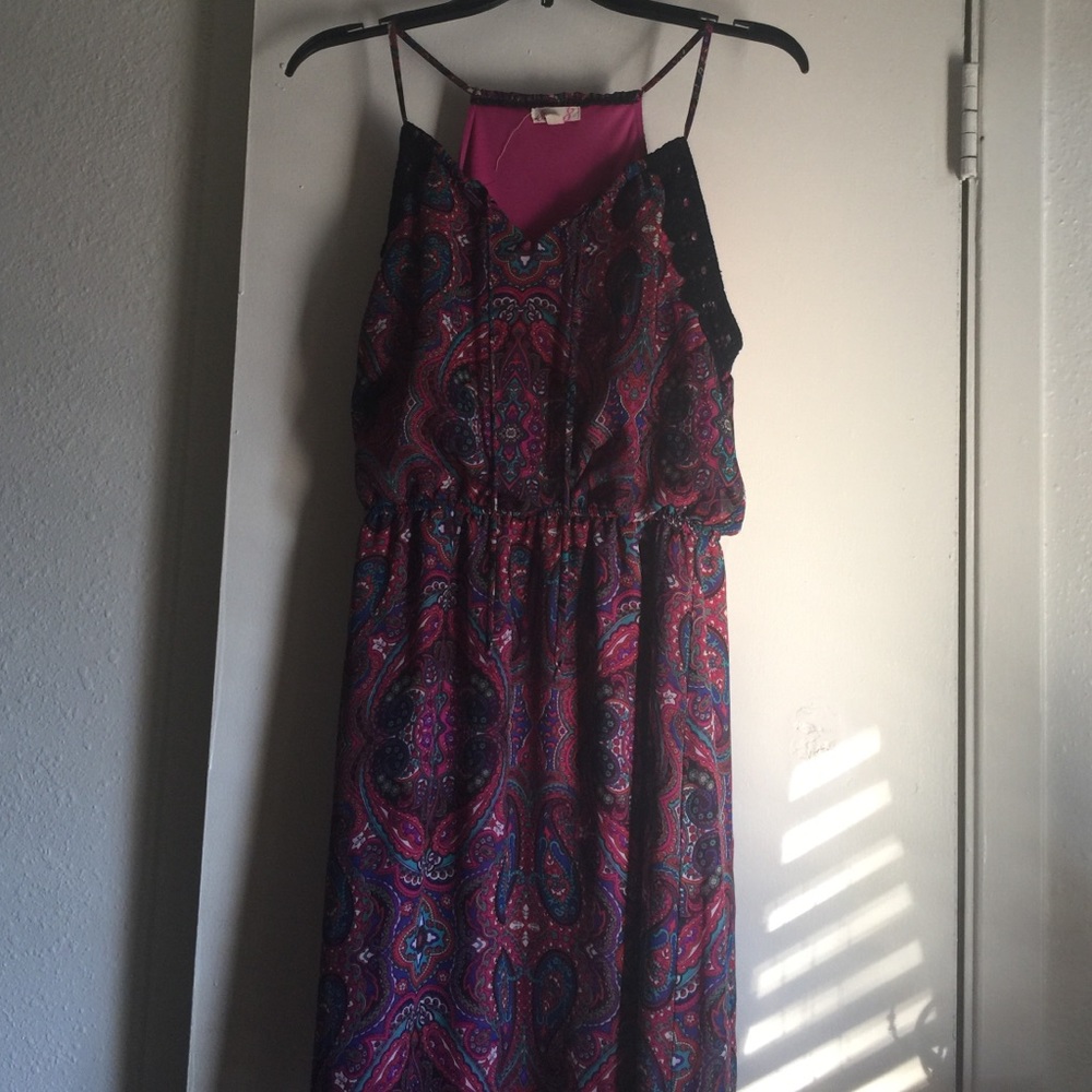 Paisley print Maxi dress