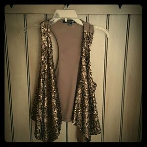 Sequin Forever 21 vest