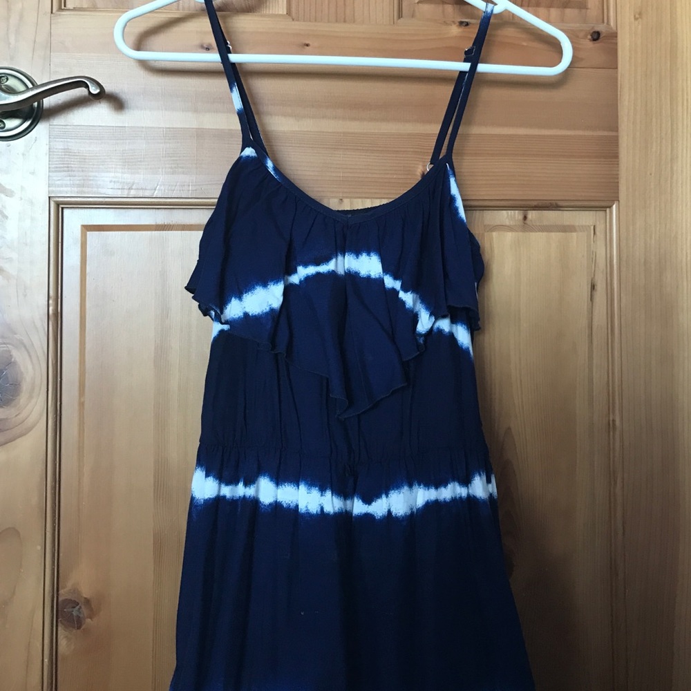 Royal blue and white sundress