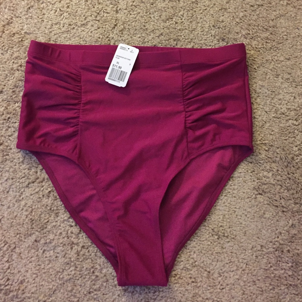 High waisted bikini bottoms