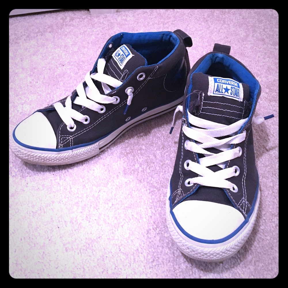 Slate colored converse