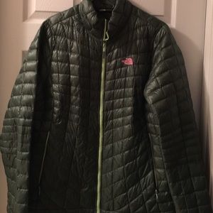 North face Balsam Green Thermoball Jacket