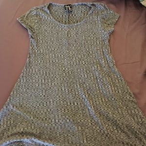 Grunge inspired grey dress