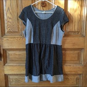 *SALE* Color Block Gray Dress