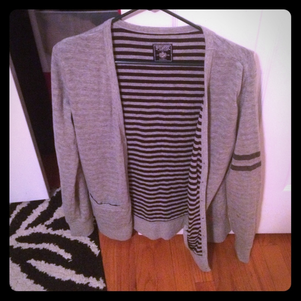 victoria secret pink cardigan Size M