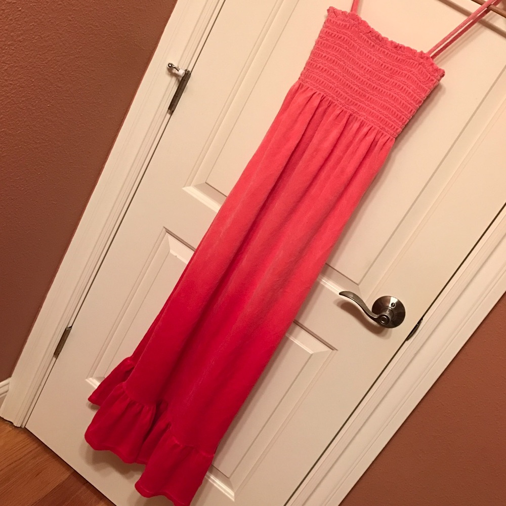 Juicy ombré terry maxi dress