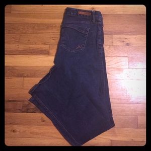 Express Barely Boot Low Rise Jeans