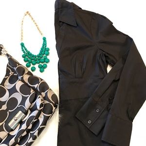 NWT Black Button Down Shirt by Express