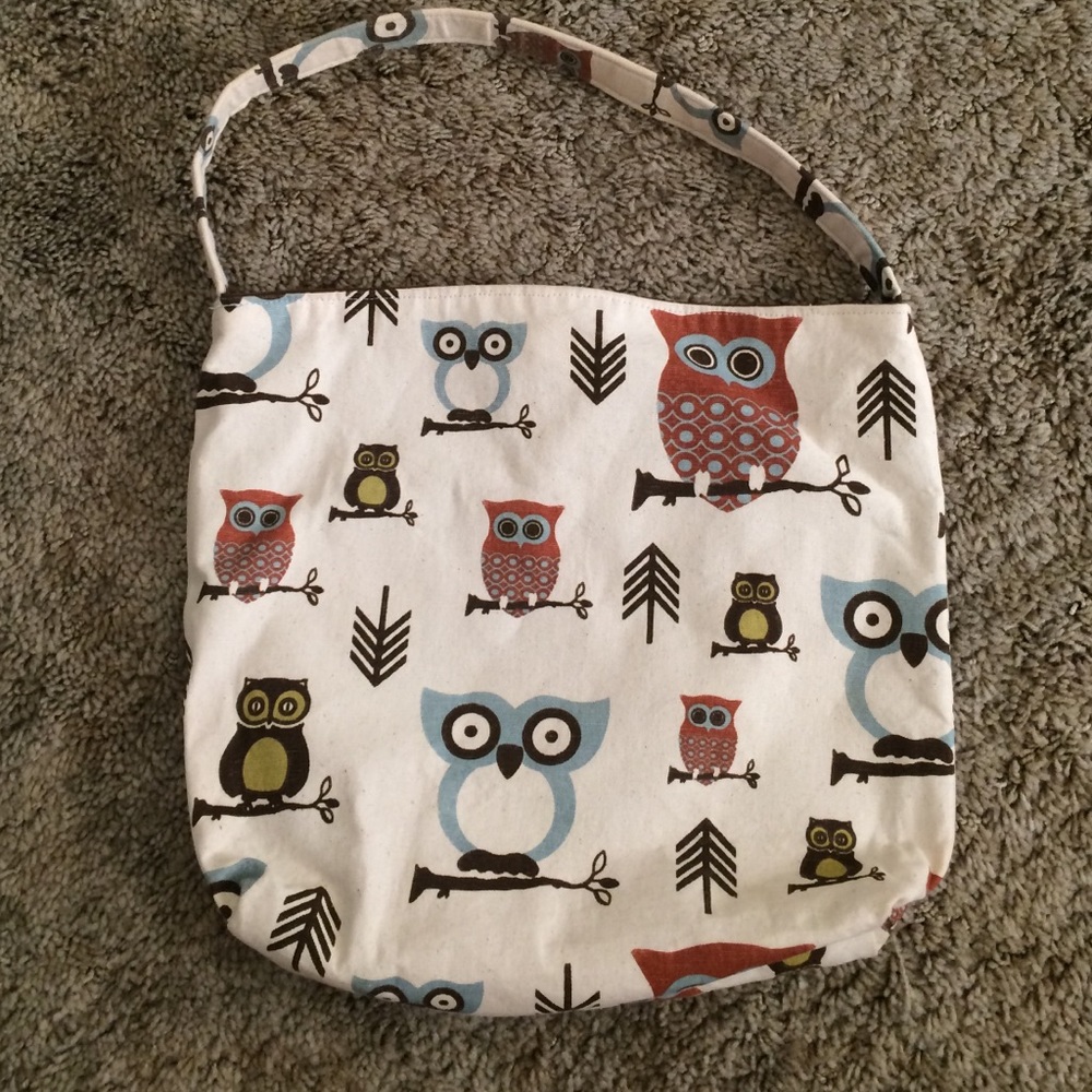 Handmade owl bag