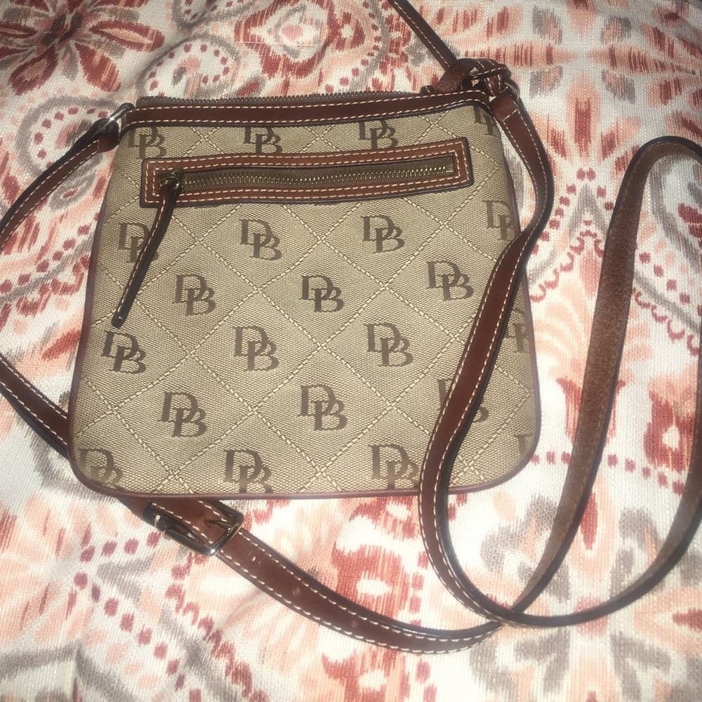 Dooney and Bourke signature cross body bag