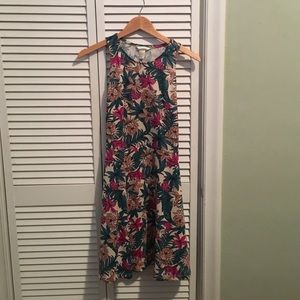 Floral dress.