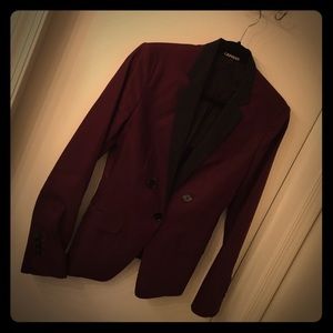 Express Suit Jacket - Egglant & Black - Size 4 Express Suit Jacket - Egglant & Black - Size 4