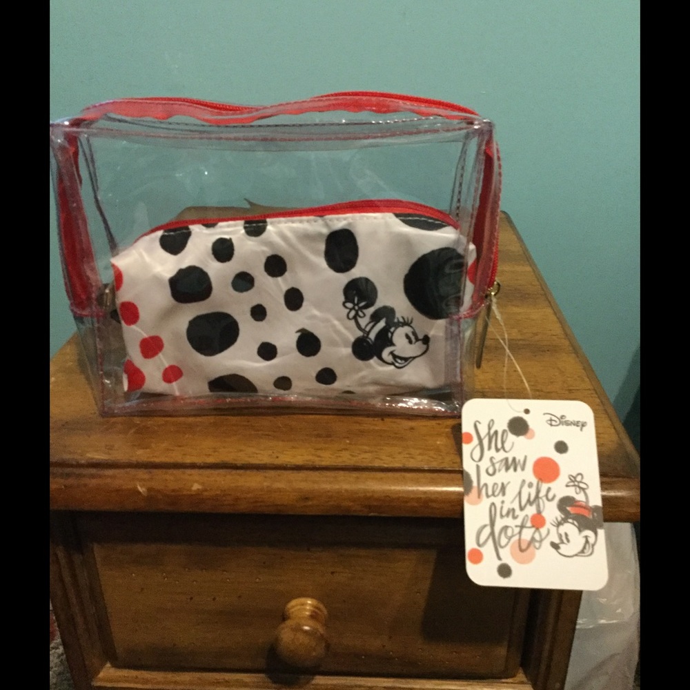 Minnie Mouse cosmetics bag