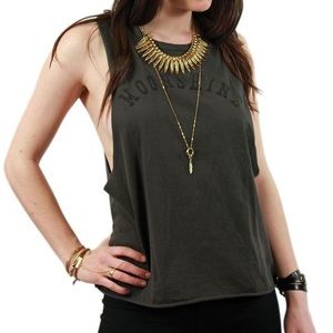 Knot sisters moonshine muscle tank