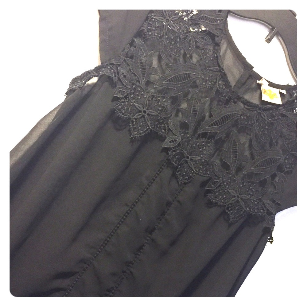 Gorgeous Black Lace Blouse