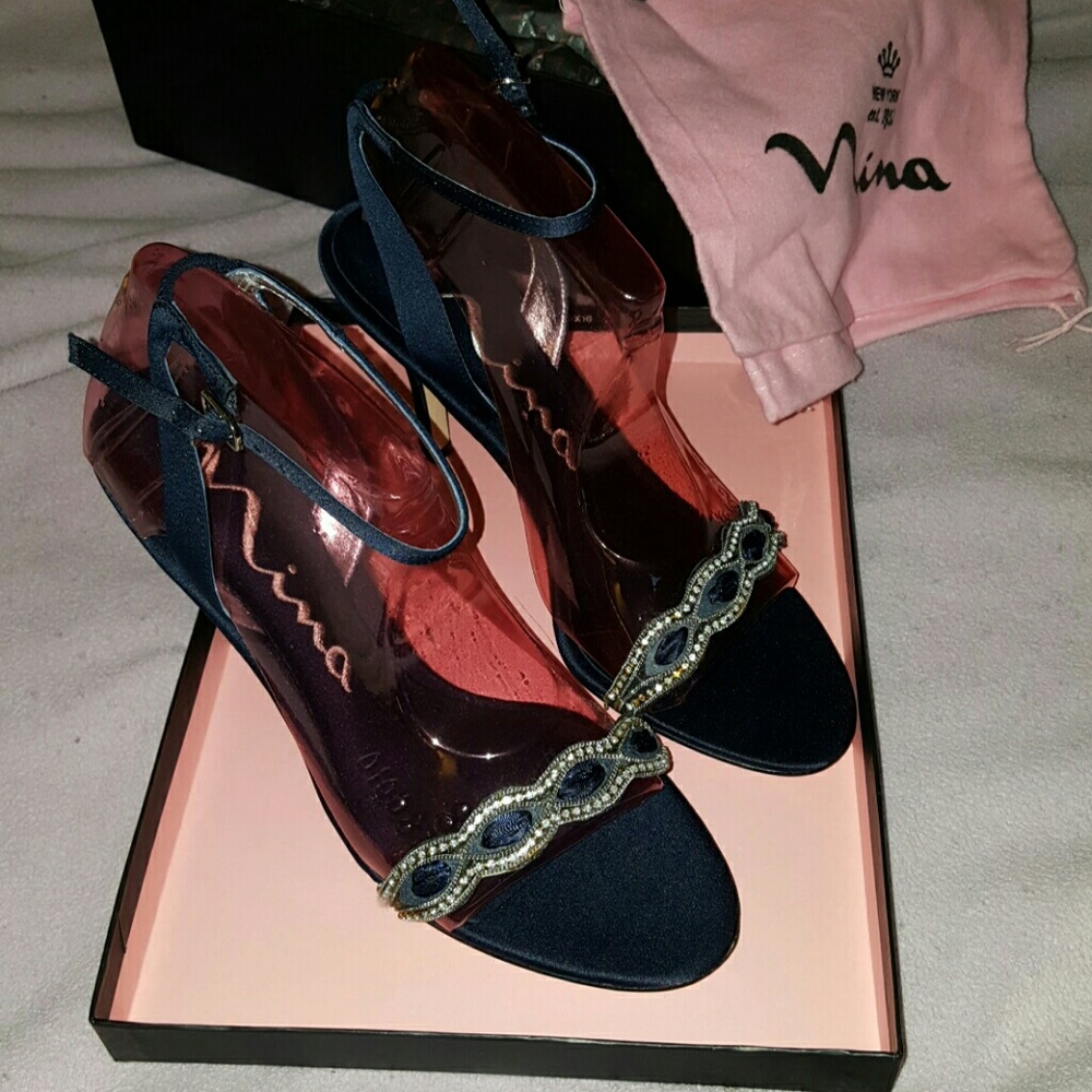 Satin Frilled Strap High Heel party/ wedding shoe