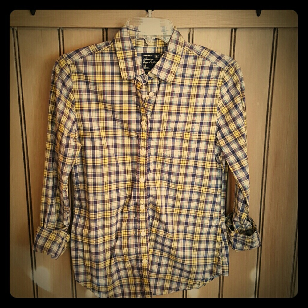 Plaid button up
