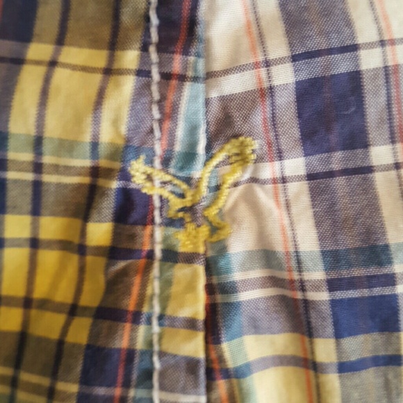 Plaid button up - Picture 3 of 4