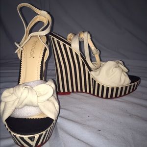"BETHYLIN" Shoe Dazzle Wedges (NWT!)