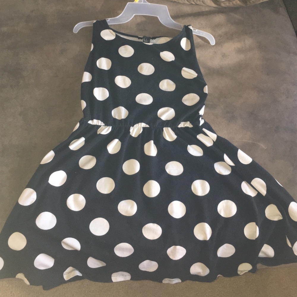 Pinup style polka dot dress