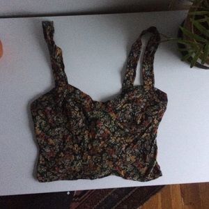 NEVER WORN wildflower print tankini