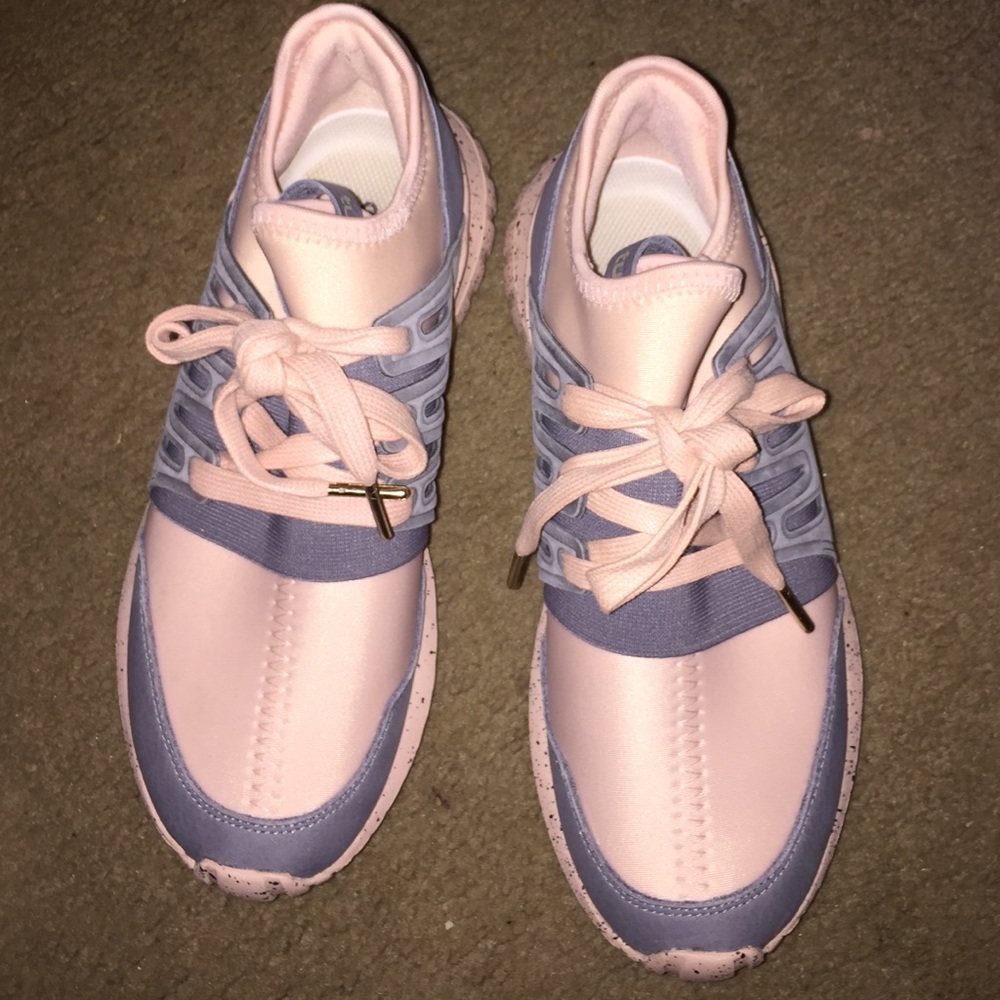 Adidas tubulars size 7 (pink/light purple)