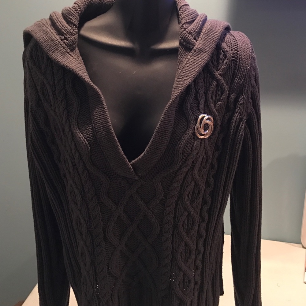 Gap sweater knitted cable, grey