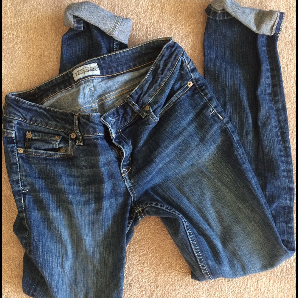 Aeropostale Bayla Skinny dark wash jeans