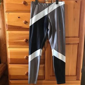Nike dri fit tech running tights size small