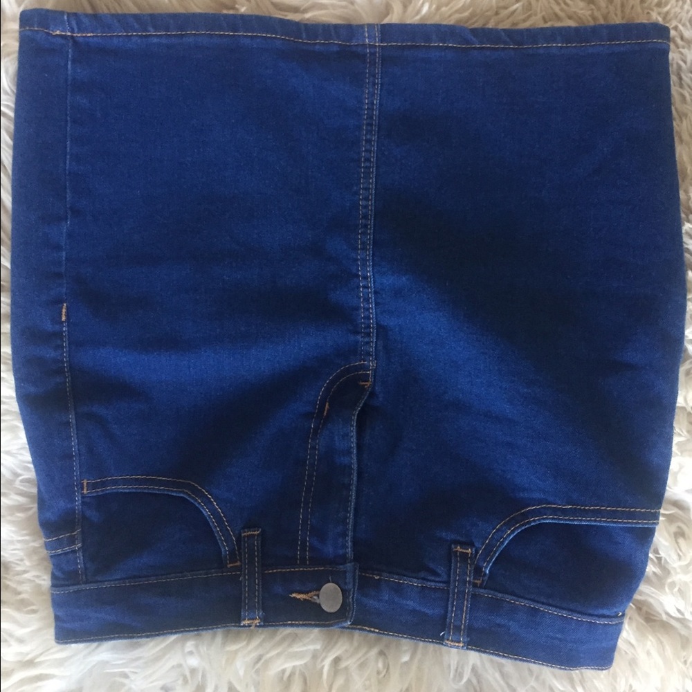 Forever 21 stretch denim skirt