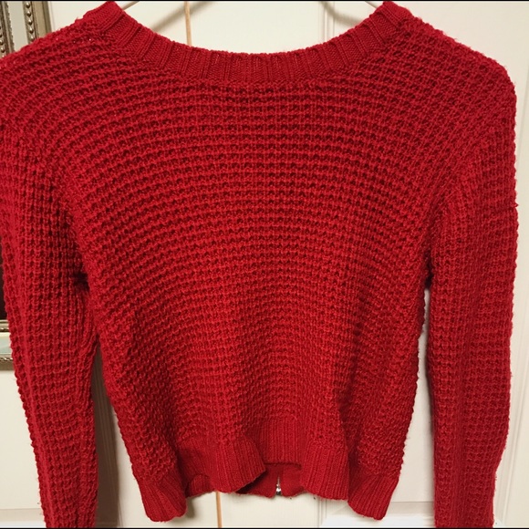 Pacsun LA Hearts Red Sweater