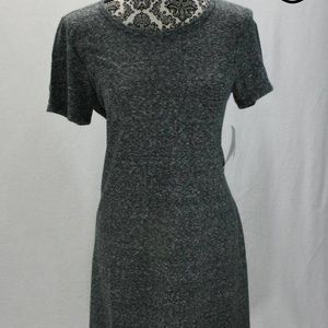 BNWT LuLaRoe Carly dress S heathered grey slate