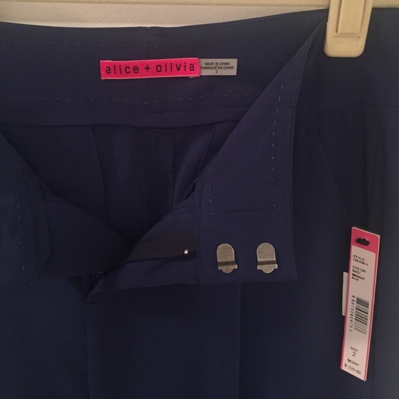 Alice & Olivia Navy Blue Pants - Picture 5 of 5