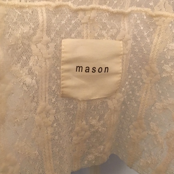 Michelle Mason sheer lace top _3 - Picture 2 of 3