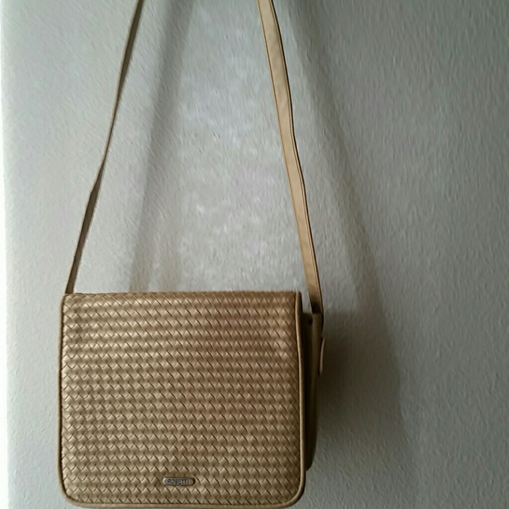 Gold Rosetti  Shoulder Bag