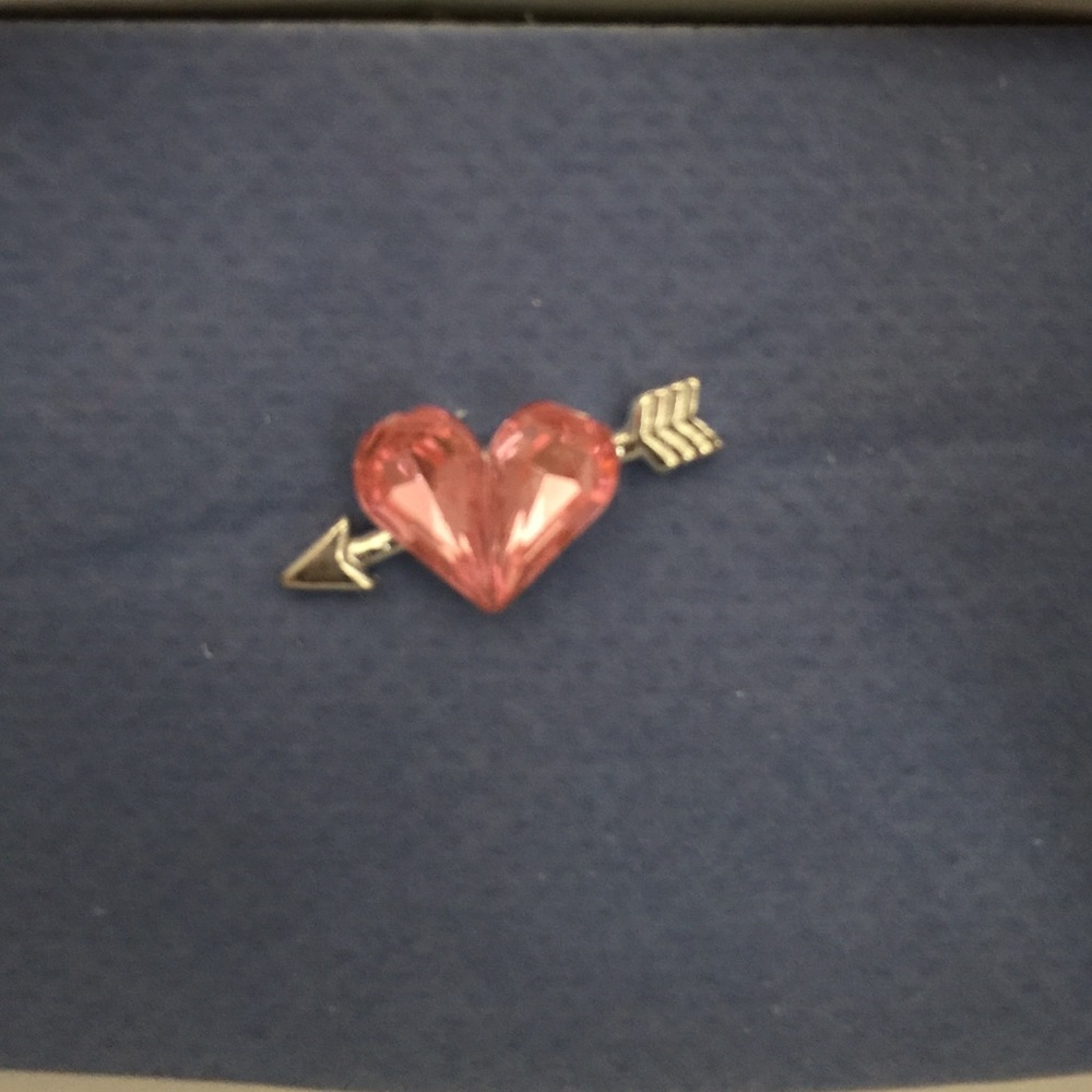 Pink Heart Tac Pin