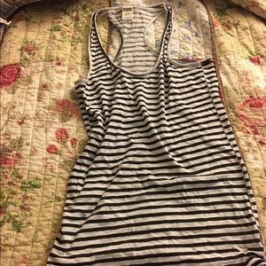 PINK striped sleep shirt