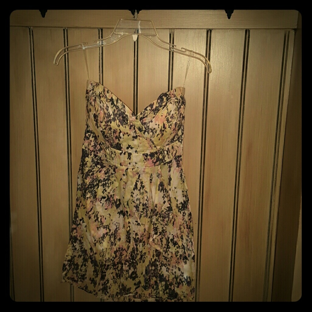 Strapless cocktail dress