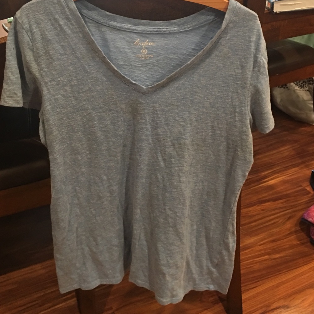 Curfew blue v neck top XL