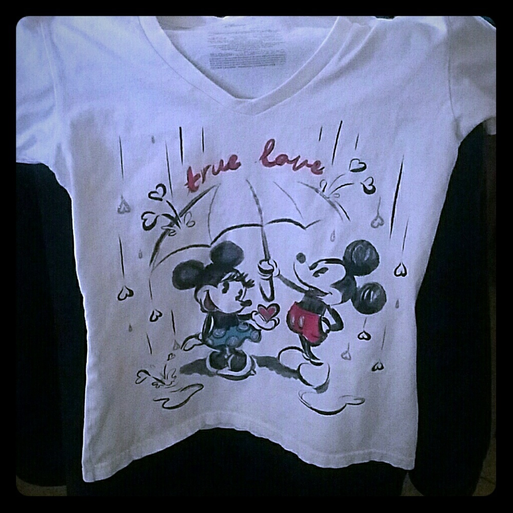 Disney V Neck T shirt