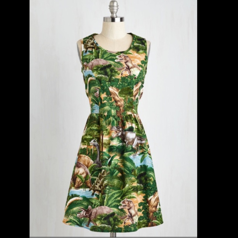 Dinosaur vintage dress