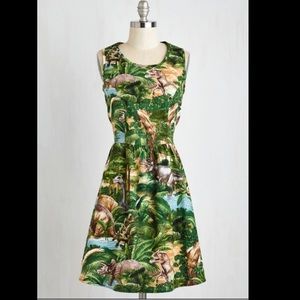 Dinosaur vintage dress