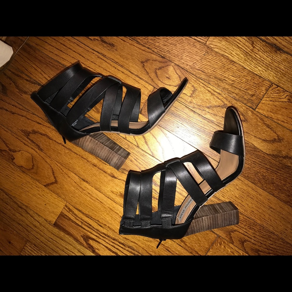 Sultry Black Steve Madden Tall Heel