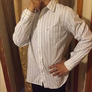 American Eagle men's Vintage Fit striped shirt