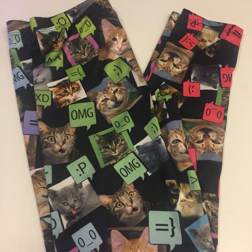 Girls leggings size Large