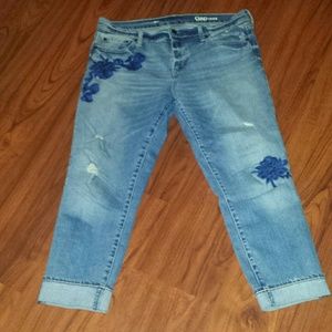 Gap cropped jeans