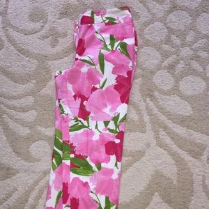 Summer Floral Ankle Pants